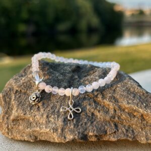 Pulsera Ágata de Encaje Azul